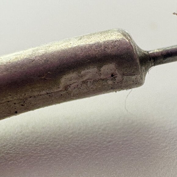 VTG Sterling Silver 925 Hoop Earrings Butterfly Closure Size 1.25" Diameter - Picture 5 of 8